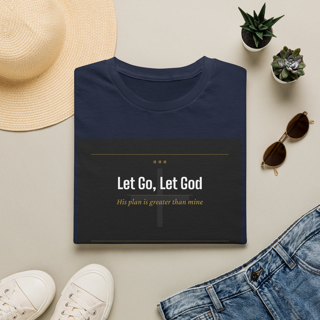Let Go, Let God T-Shirt — Inspirational Christian Faith Tee
