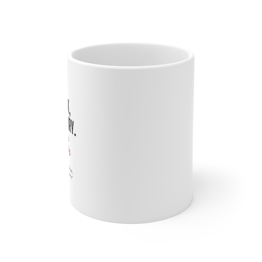 Mug — "Eat, Drink, and Be Merry" Holiday Coffee Mug (11oz)