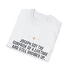 Christmas Nativity T-Shirt — “Joseph Got the Surprise of a Lifetime” Religious Holiday Tee