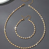 A Set of Sexy and Luxurious Women's Necklaces and Bracelets, a Fashionable and Versatile Women's Jewelry Set - Tabashishop