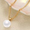 2 Pieces Of Round Pearl Jewelry Set, Earrings, Pendants, Necklaces, Ladies' Exquisite And Fashionable Wedding Jewelry Set,Gifts - Tabashishop
