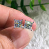Small Vintage Crystal Earrings - Tabashishop